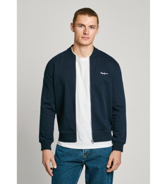 Pepe Jeans para hombre. PM582836 Chaqueta bomber Duke marino (S), Casual, Algodón, Sostenible