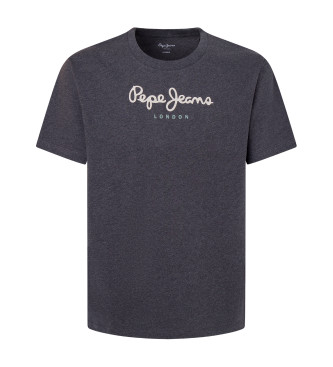 Pepe Jeansvoor mannen. PM508208 Eggo N T-shirt donkergrijs (S), Casual, Katoen, Korte mouwen