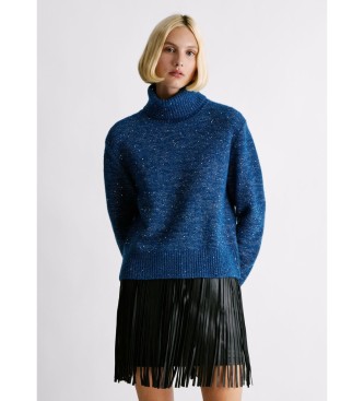 Pepe Jeans para mujer. PL7000068 Jersey Emma marino (L), Casual, Poliéster