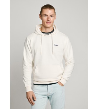 Pepe Jeans para hombre. PM582839 Sudadera Essential blanco (L), Casual, Algodón, Sostenible