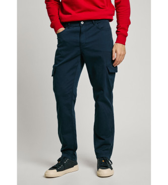 Pepe Jeans para hombre. PM211871 Pantalón Cargo marino (29), Casual, Algodón
