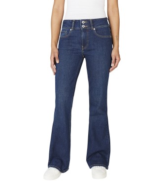 Pepe Jeans para mujer. PL204877EE2 Jeans Flare Venus azul (28/30), Casual, Algodón, Denim