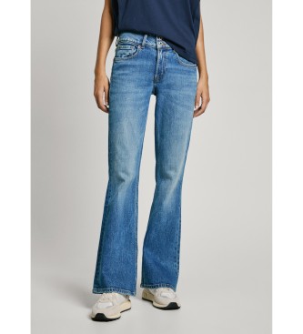 Pepe Jeans para mujer. PL204877IB5 Jeans Flare Mw Venus azul (25/32), Casual, Algodón, Denim, Sostenible
