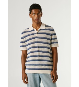 Pepe Jeans para hombre. PM7000060 Polo Florian marino (L), Casual, Algodón, Manga corta