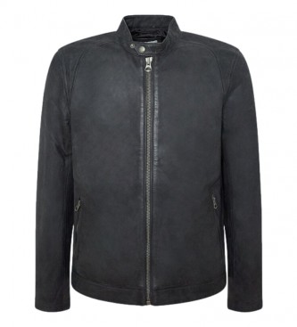 Pepe Jeans para hombre. PM402328 Chaqueta Fornax gris (M), Casual, Piel