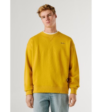 Pepe Jeans para hombre. PM5800154 Sudadera Geo Small Logo mostaza (M), Casual, Algodón