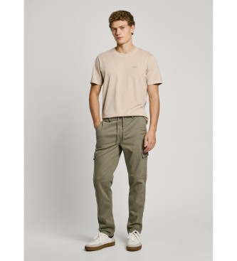 Pepe Jeansvoor mannen. PM211877 Gymdigo groene cargo broek (34), Casual, Katoen, Duurzaam