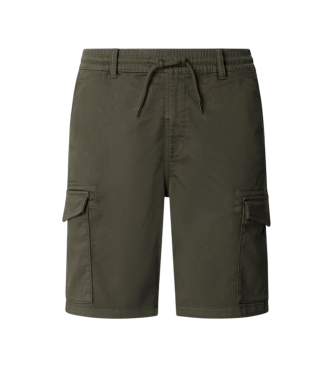 Pepe Jeans para hombre. PM8000036 Shorts Gymdigo Cargo verde (30), Casual, Algodón