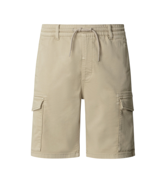 Pepe Jeans para hombre. PM8000036 Shorts Gymdigo Cargo beige (36), Casual, Algodón