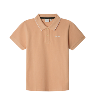 Pepe Jeans para niño. PB540990 Polo Henry naranja (4Años= 80cm), Casual, Algodón, Manga corta, Sostenible, moda infantil