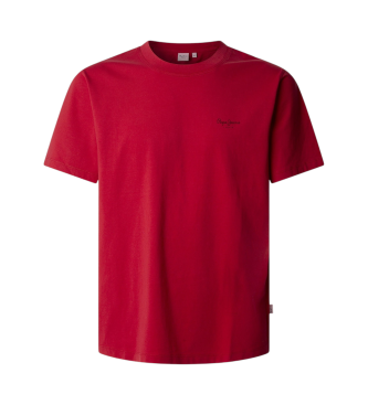 Pepe Jeans para hombre. PM508664 Camiseta Jacko rojo (S), Casual, Algodón, Manga corta, Sostenible