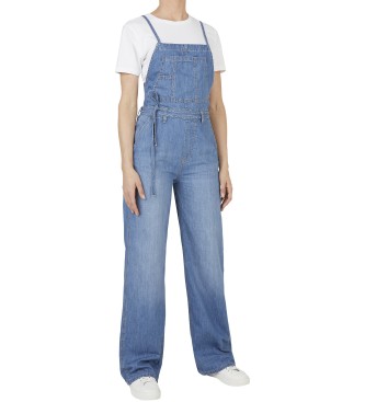 Pepe Jeans für Damen. PL230519 Janice Latzhose blau (26), Lässig, Baumwolle, Denim, Ärmellos / Hosenträger