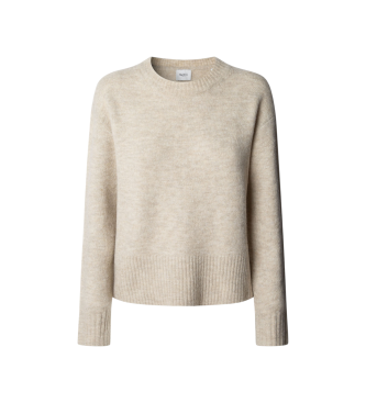 Pepe Jeans para mujer. PL7000031 Jersey Cecil beige (M), Casual, Acrílico