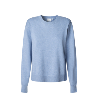 Pepe Jeans para mujer. PL7000035 Jersey Coraline azul (S), Casual, Algodón