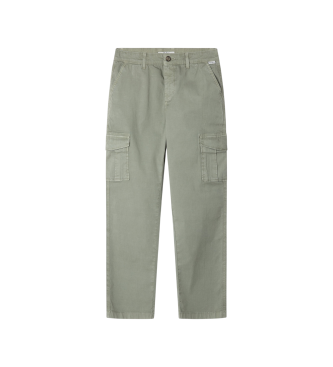 Pepe Jeans para niño. PB210730 Pantalón Cargo Relax verde (12años= 152cm), Casual, Algodón, moda infantil
