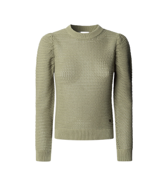 Pepe Jeans para mujer. PL7000108 Jersey Keira verde (L), Casual, Algodón