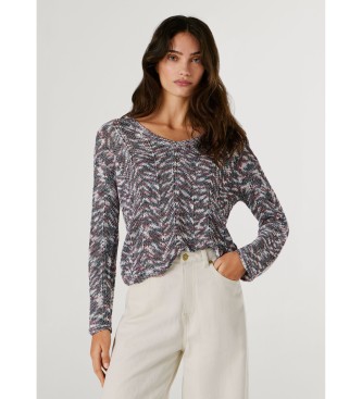 Pepe Jeans para mujer. PL7000114 Jersey Koda multicolor (M), Casual, Acrílico, Manga larga