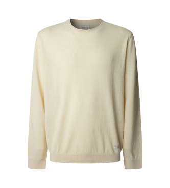 Pepe Jeans para hombre. PM702519 Jersey Layne beige (M), Casual, Algodón, Sostenible