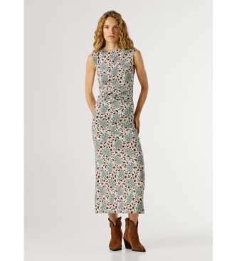 Pepe Jeans para mujer. PL9537814 Vestido Lexi verde (XS), Casual, Algodón, Sin mangas / Tirantes