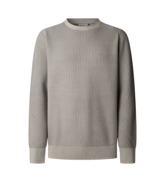 Pepe Jeans para hombre. PM702507 Jersey Liam taupe (L), Casual, Algodón, Sostenible