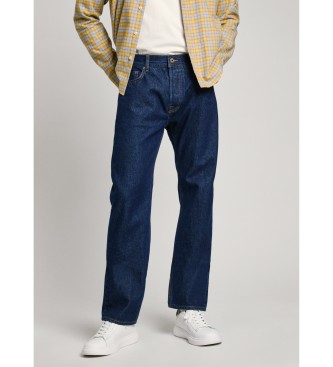 Pepe Jeans para hombre. PM207704CU4 Jeans Loose Penn azul (34/34), Casual, Algodón, Denim, Sostenible