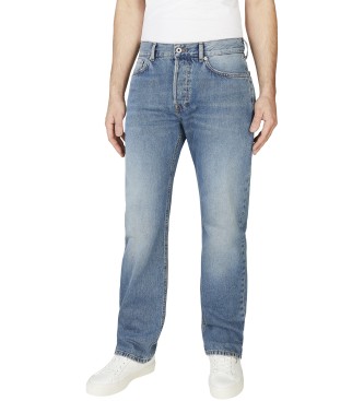 Pepe Jeans para hombre. PM207704IB0 Jeans en fit loose Penn azul (34/34), Casual, Denim, Sostenible