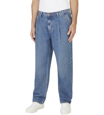 Pepe Jeans para hombre. PM208210 Jeans en fit loose Yale azul (33/32), Casual, Algodón, Denim