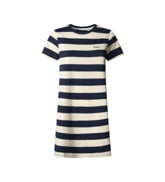 Pepe Jeans para mujer. PL9537832 Vestido Loren marino (M), Casual, Algodón, Manga corta