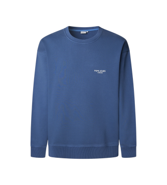 Pepe Jeans para hombre. PM5800040 Sudadera Martin azul (XXL), Casual, Algodón