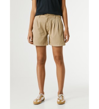 Pepe Jeans para mujer. PL8000002 Short Vania beige (25), Casual, Algodón