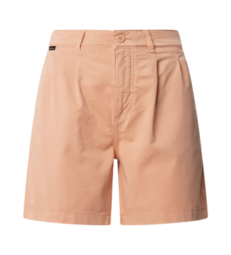 Pepe Jeans para mujer. PL801168 Short chino naranja (M), Casual, Algodón