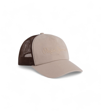 Pepe Jeans para hombre. PM040538 Gorra Nestor beige (OSFA), Casual, Algodón
