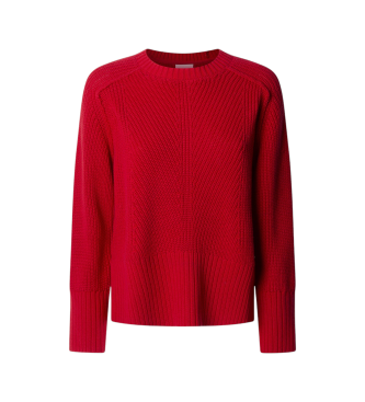 Pepe Jeans para mujer. PL702265 Jersey Nila rojo (S), Casual, Algodón