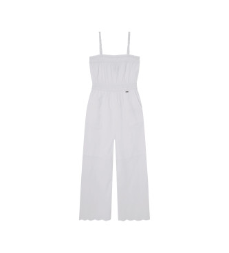 Mono Olivia blanco (10Años= 140cm), Casual, Algodón, Sin mangas / Tirantes, moda infantil, Pepe Jeans outlet