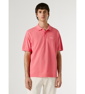 Pepe Jeans para hombre. PM5400087 Polo Oscar coral (M), Casual, Algodón, Manga corta