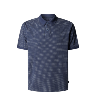 Pepe Jeans para hombre. PM5400089 Polo Oscar Aop marino (M), Casual, Algodón, Manga corta