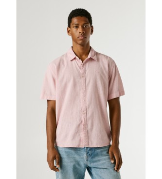 Para hombre. PM3091193 Camisa Percy (L), Casual, Lino, Manga corta