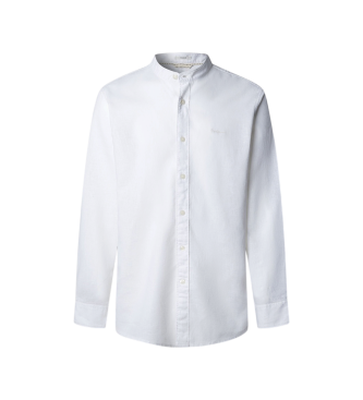 Pepe Jeans para hombre. PM3091194 Camisa Phoenix blanco (S), Casual, Lino, Clásico, Manga larga