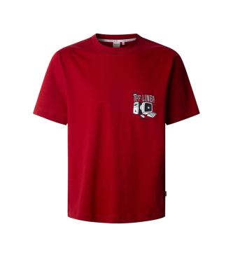 Pepe Jeans para hombre. PM509789 Camiseta Presth rojo (XL), Casual, Algodón, Manga corta