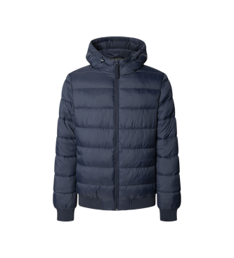 Pepe Jeans para hombre. PM4027187 Abrigo Puffer Hood marino (XL), Casual, Poliamida