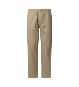 Pepe Jeans para hombre. PM211866 Pantalón chino en tejido popelín elástico beige (29), Casual, Algodón