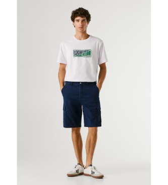 Pepe Jeans para hombre. PM8000035 Shorts Regular Cargo marino (36), Casual, Algodón