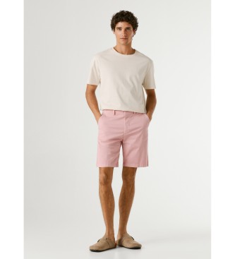 Pepe Jeans para hombre. PM8000034 Short Regular Chino rosa (33), Casual, Algodón