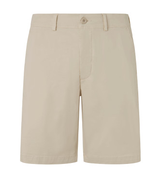 Pepe Jeans para hombre. PM801092 Bermudas Regular Chino beige (31), Casual, Algodón, Sostenible