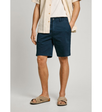Pepe Jeans para hombre. PM801181 Short chino en tejido de sarga elástica marino (30), Casual, Algodón, Sostenible