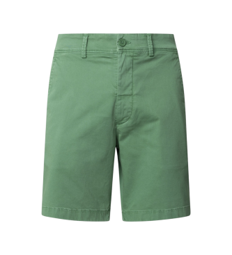 Pepe Jeans para hombre. PM801181 Bermudas Regular Chino verde (31), Casual, Algodón