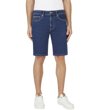 Pepe Jeans para hombre. PM801185EF6 Short Relaxed Gymdigo Callen azul (28), Casual, Algodón, Sostenible