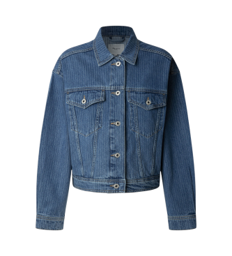 Pepe Jeans para mujer. PL402392ID1 Cazadora En Tejido Denim Rígido azul (XS), Casual, Algodón Orgánico, Sostenible