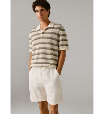 Pepe Jeans para hombre. PM8000032 Shorts Relaxed Linen Smart blanco (32), Casual, Algodón