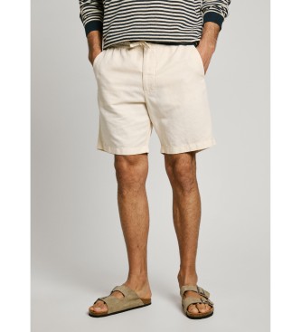 Pepe Jeans para hombre. PM801093 Shorts Relaxed Smart blanco (36), Casual, Algodón